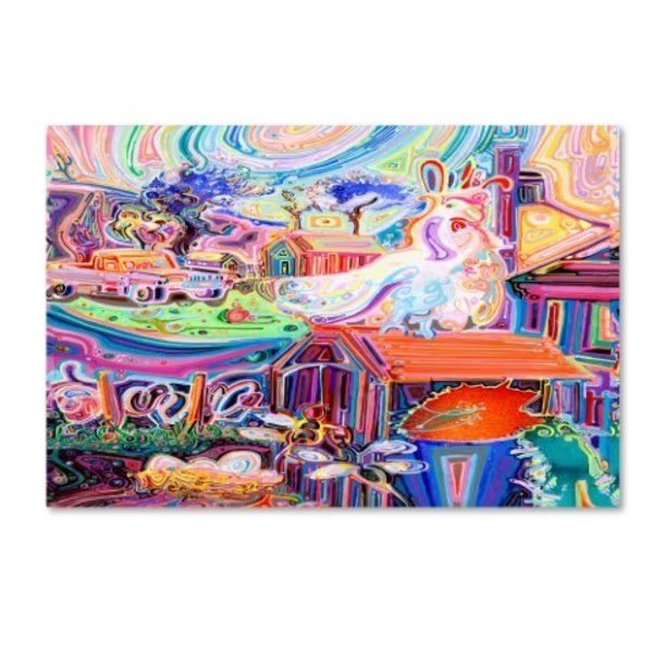 Josh Byer 'Poppycock' Canvas Art, 35x47, Trademark Fine Art, Mfr#: ALI5659-C3547GG
